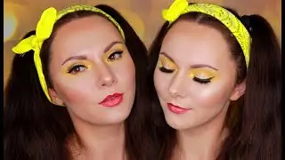ЖЕЛТЫЙ МАКИЯЖ ГЛАЗ | YELLOW MAKEUP | NYX ULTIMATE | NYX OFF TROPIC PALETTE | MAKEUP TUTORIAL