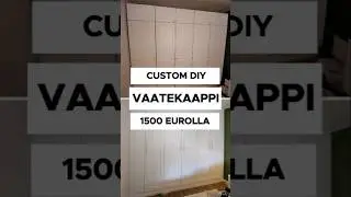 DIY-viikko: sein&auml;&auml;n upotetut vaatekaapit!