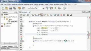 Java Game Programming for Beginners - #8 - Handling Mouse Input
