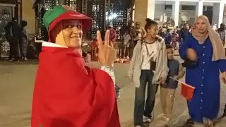 حفل بفوز منتخب الوطني المغربي على المنتخب النيجيري وتاهل الى نهائي كاس امم افريقيا 🇲🇦🇲🇦🇲🇦