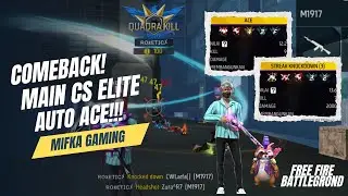RATAIN LAWAN DI CS ELITE!! 1 VERSUS 4?! AUTO ACE || FREE FIRE
