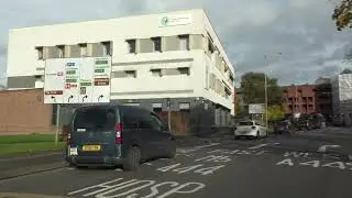 Driving On Hylton Road, North Parade, Dolday & All Saints Road, Worcester, Worcestershire, England