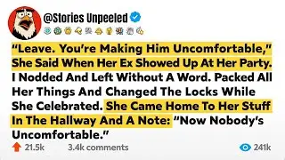 “Leave. You’re Making Him Uncomfortable,” She Said When Her Ex Showed Up At Her Party. I Nodded And…