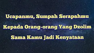 🖤 Ngeri‼️ Ucapanmu & Sumpah Serapahmu Kepada Orang-orang Yang Dzolim Sama Kamu Jadi Kenyataan🖤|TAROT