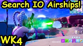 Search Chests or Ammo boxes at crashed IO Airships Location ! Fortnite week 4 Quests! 🤩