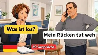50 Simple German Conversations for Beginners | Real German dialogues for expats (A1-A2)