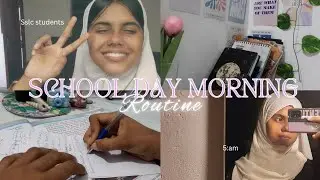 Morning *routine* 🤍⭐ |#schooldayinmylife |#aesthetic #sslcstudents #morningroutine 