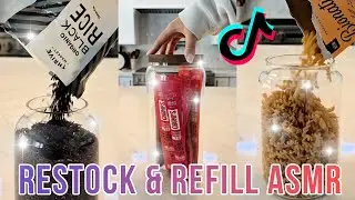 🍫🥫 Random Restock and Refill Organizing 🍭🗄️ TikTok Compilation ✨ ASMR No Music