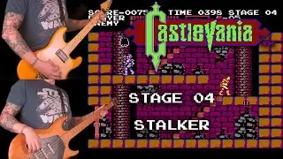 Castlevania (NES) Stage 04 Stalker | Metal Guitar COVER