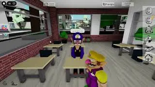 Waluigi e il professore Wario (tratta da Pierino torna a scuola)