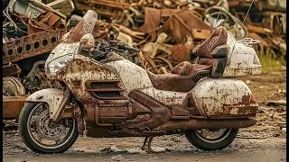 ASMR Motorcycle Pearl White 2001 Honda Goldwing Restoration - Full Rebuild GL1800 Touring