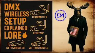DMX Wireless Setup EXPLAINED: Transmitter, Receiver & Wi-Fi Dongle LORE🔥