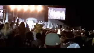 Trump calls in at dan newlin free concert with Toby Keith, Clay Walker and Eddie Montgomery.