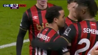 Justin Kluivert Goal | Chelsea vs Bournemouth 2-2 | Highlights and Goals | Premier League 25/26