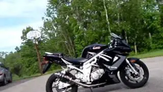UM V2S-650R W/ SD shorty CF exhaust