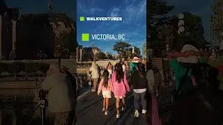 Sunset Walk in the Inner Harbour Victoria BC [4K]