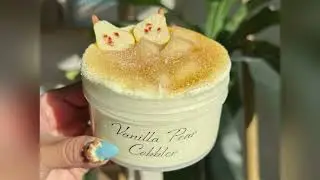 How to Make Vanilla Pear Cobbler Slime (Butter Slay Texture from Macarons Slime)