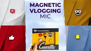 Now on Kickstarter: Charismic: Magnetic Lapel Microphone With Customized Badges.