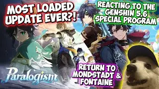 ALICE, ALBEDO, VENTI & VARKA LORE?! | Reacting to the Genshin Impact 5.6 Special Program!