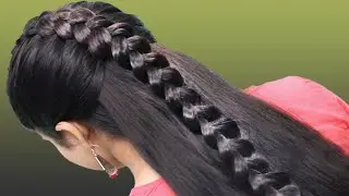 capricious updo hairstyle for bridal look | new braided bridal hairstyle for girls | hairstyles