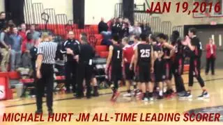 MICHAEL HURT JM ALL-TIME LEADING SCORER 1-19-2016