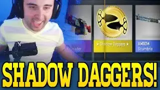 SHADOW DAGGERS KNIFE UNBOXING! CS GO SHADOW CASE OPENING
