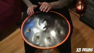 NEW! X8 Drums D KURD Handpan Vintage Series - Sound Demo (X8HPK-V)