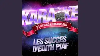 La Foule — Karaoké Playback Instrumental — Rendu Célèbre Par Edith Piaf