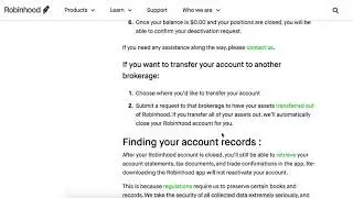 How to DELETE ROBINHOOD ACCOUNT?