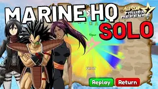 MARINE HQ RAID SOLO como COMPLETAR BEM FÁCIL no ALL STAR TOWER DEFENSE