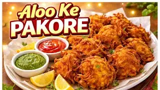 Aloo Ke Kurkure Pakore 😋 | Crispy Potato Pakora Recipe | Easy Evening Snack