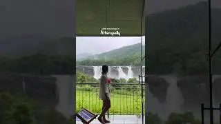 Resort with a beautiful view of Athirapally Waterfall. 📍Rainforest Athirapally.