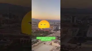 Funny moment from the emoji sphere #vegassphere #sphere #lasvegas #vegastrip #vegas