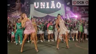 Scheila Carvalho e Sheila Mello fazem reencontro histórico em ensaio da União Imperial