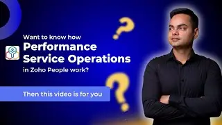 Performance Service Operations in Zoho People #TuvisTech  #ZohoPremiumPartner #ZohoPeople