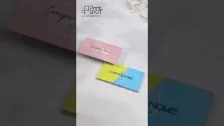 Customize your Business Cards to showcase your Brand.