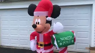 7 ft tall Mickey with north-pole mailbox inflatable review