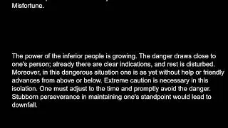 Hexagram 23 - Splitting Apart