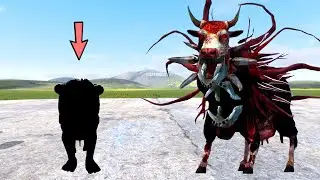 EVOLUTION OF COW BECOMES ZOOCHOSIS MUTANT COW VS ALL POPPY PLAYTIME CHAPTER 3 Garry's Mod !