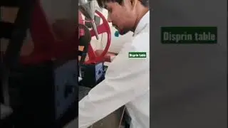 disprin tablet  punching in lab #disprin #tab #punching