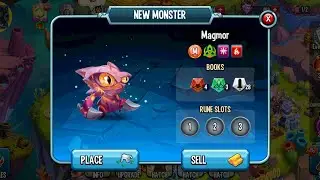 Magmor [Blossom Era] 1-100 level #monsterlegends 🤩🔥