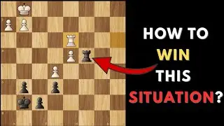 Black WINS from this position when white is ONE PAWN UP♟️|