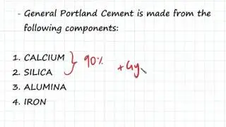 Composition of Cement | Engineering Materials