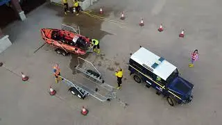 RNLI Blackpool 09 08 2023 boat recoveries including Steves first recovery