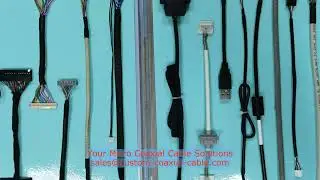 Custom Wire and Cable Bundles IPEX 20765-040E I-PEX 20878-030T IPEX 20373-R30T-03 Microfiber Cable A