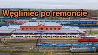 Dworzec Kolejowy w Węglińcu po remoncie Październik 2022