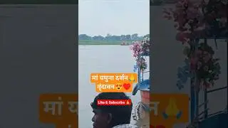 मां यमुना जी का अद्भुत दर्शन😍#vrindavan&hearts;️#trending #travel #viral #शोर्ट्स 🙏&hearts;️🌸🏵️