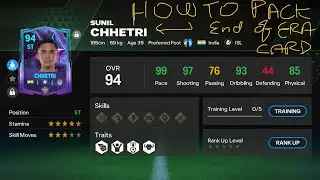 How to get the GOAT of India 🇮🇳 football! End of Era card Sunil Chhetri! In EAFC MOBILE!