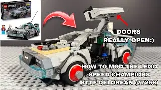 HOW TO MOD THE LEGO SPEED CHAMPIONS BACK TO THE FUTURE DELOREAN (77256)