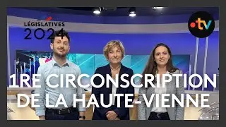 #LÉGISLATIVES2024 Débat du 1er tour de la 1re circonscription de Haute-Vienne